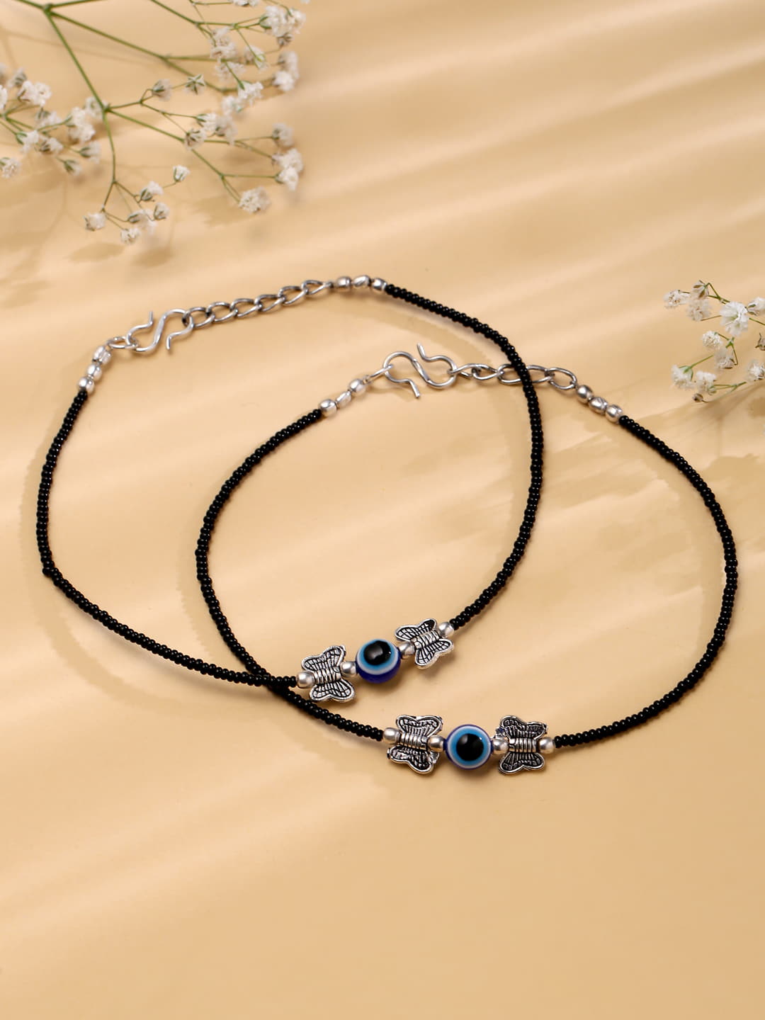 Black evil clearance eye anklet