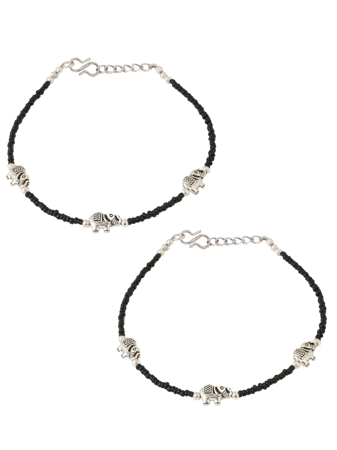 elephant-shape-anklet-with-black-beads-viraasi