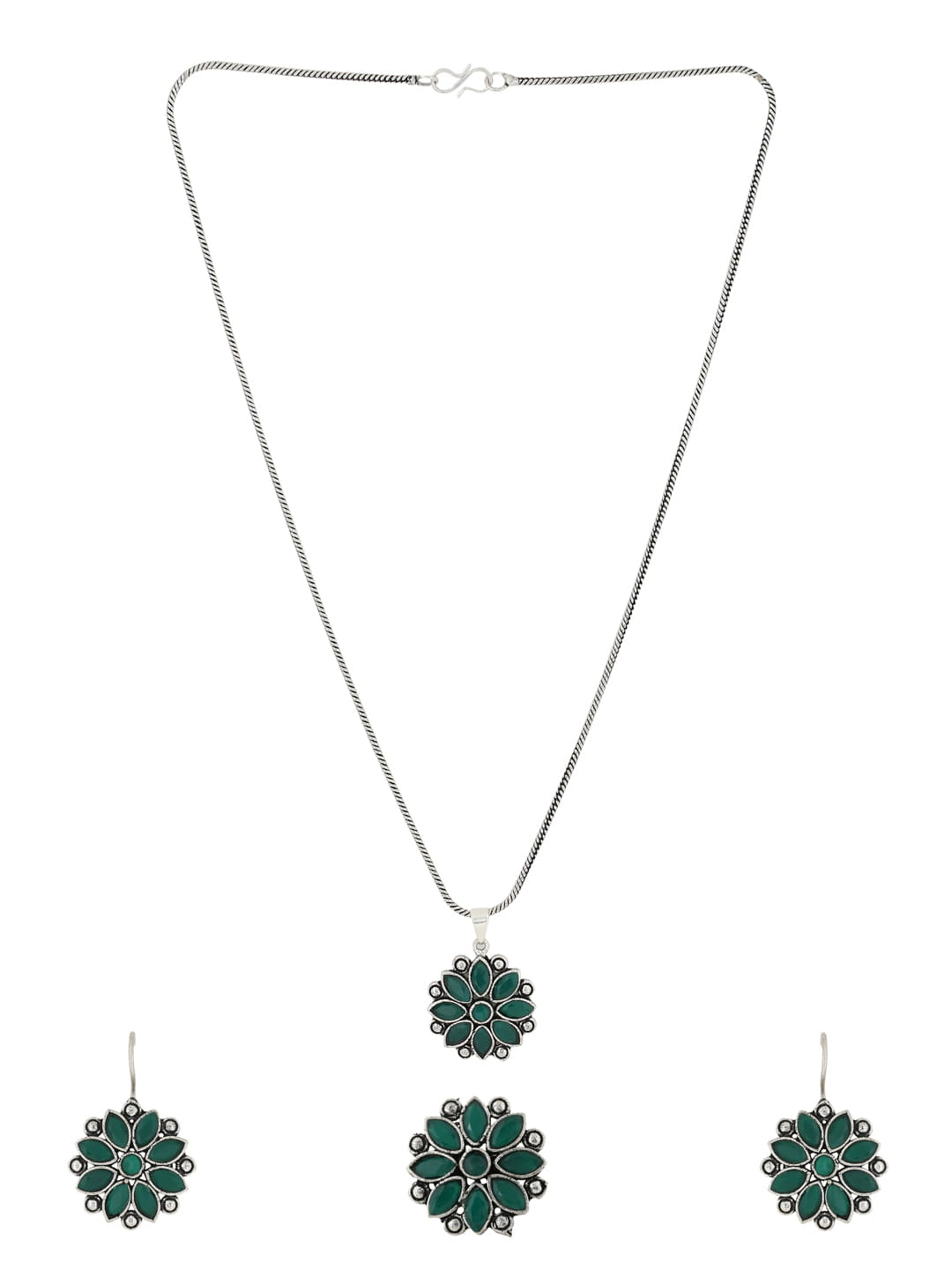 oxidized-jewellery-set-combo-green-viraasi