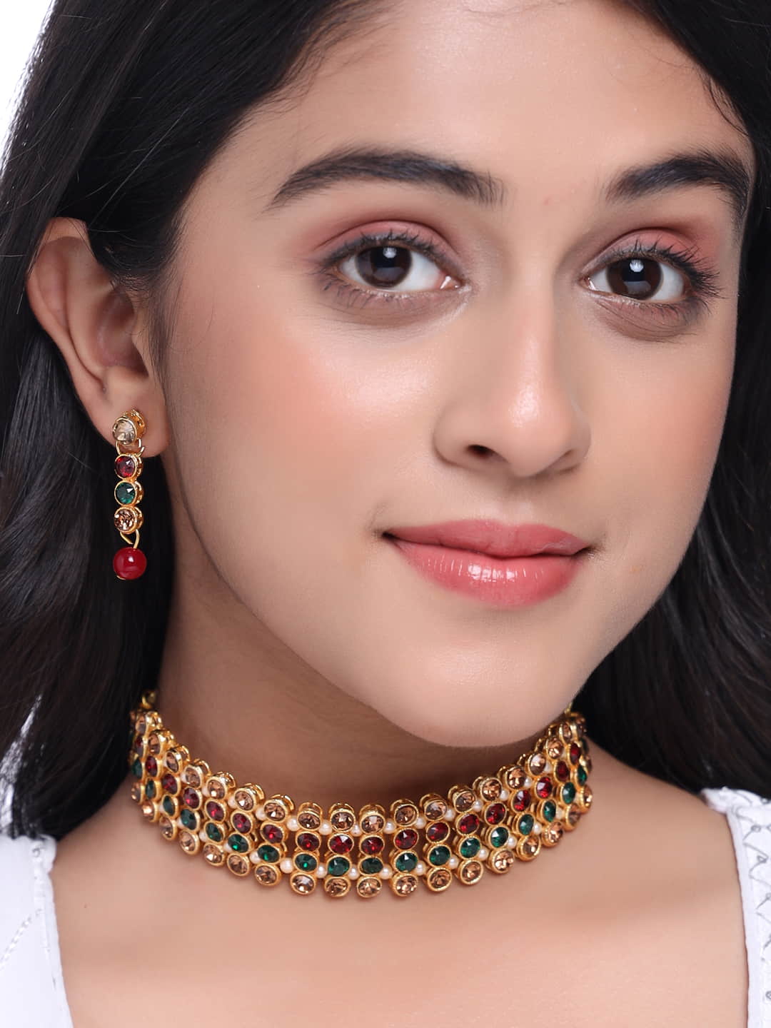 gold-plated-multi-color-stone-necklace-set-viraasi