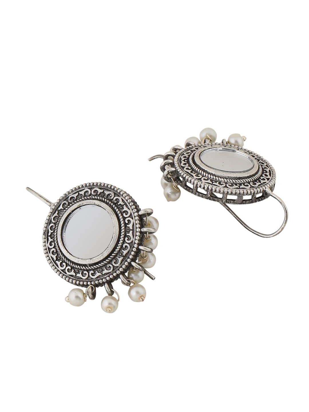 oxidised-boho-round-shape-mirror-earrings-viraasi