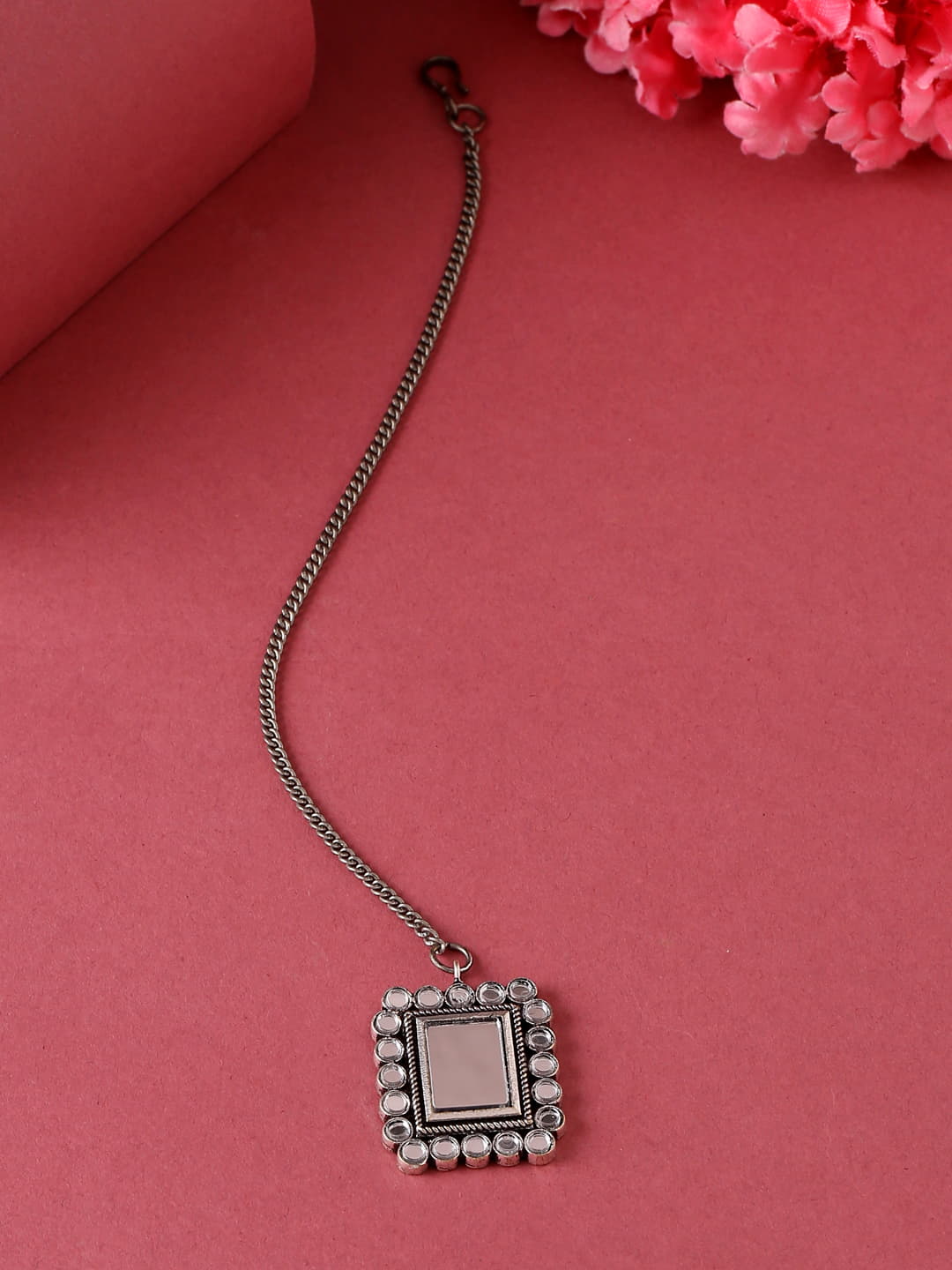 oxidised-silver-plated-square-shape-mirror-maang-tikka-viraasi