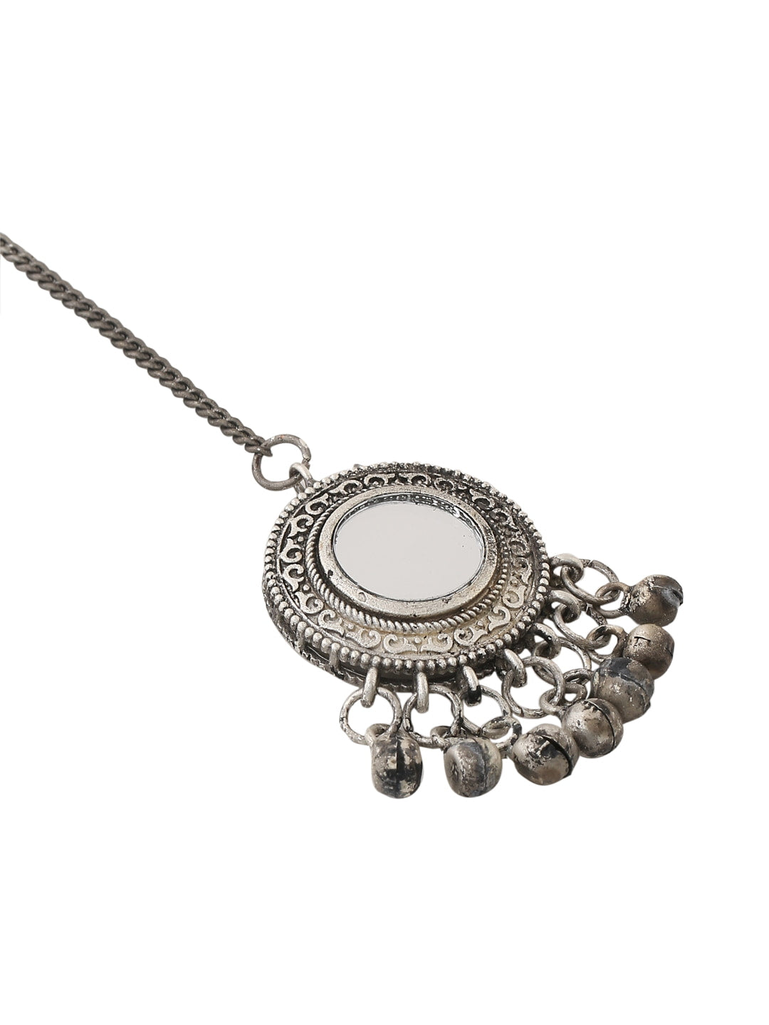 oxidised-silver-plated-round-shape-mirror-maang-tikka-viraasi