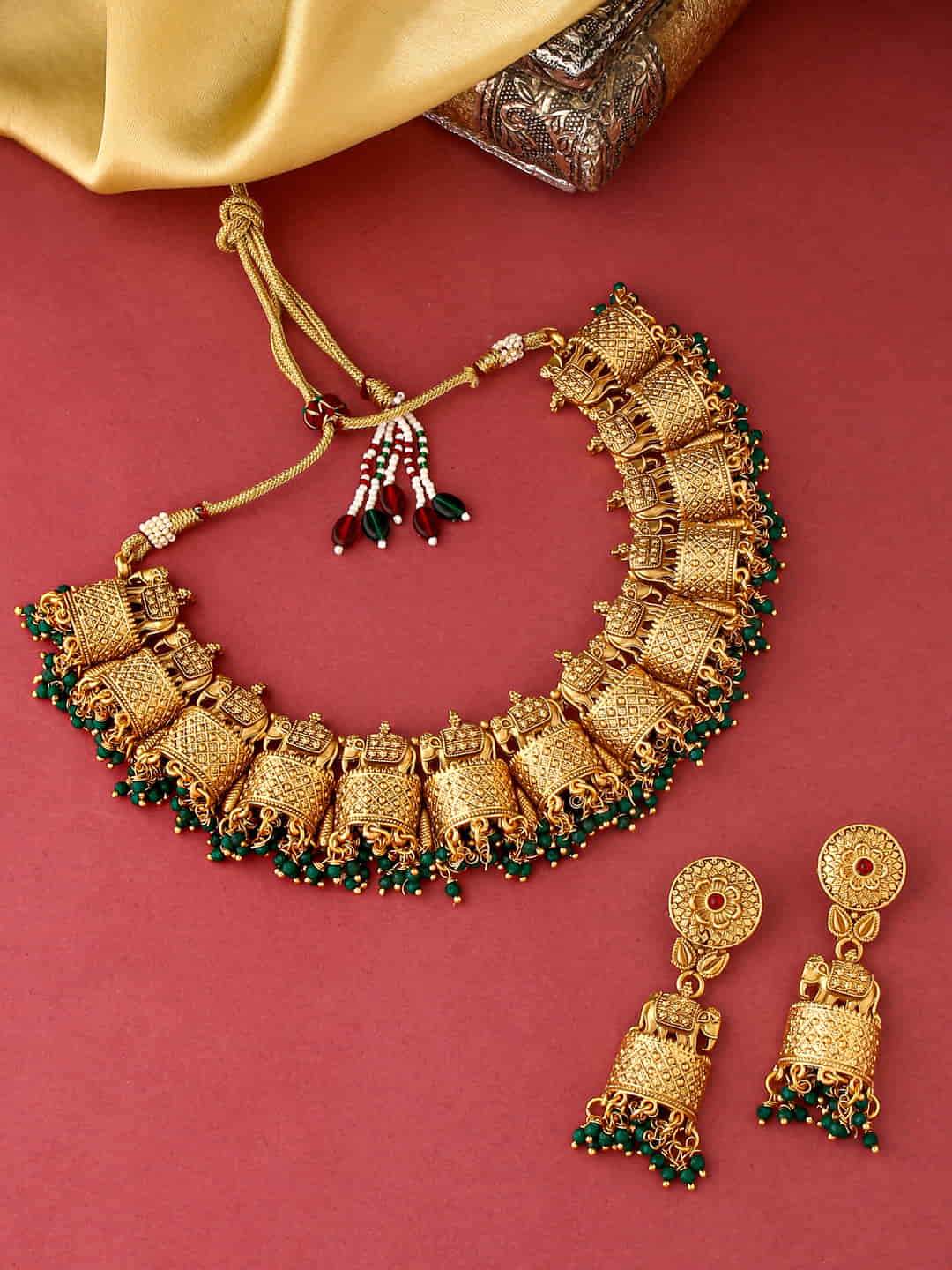 Tanishq elephant deals necklace