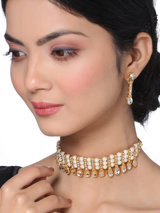 gold-plated-stone-studded-choker-necklace-set-viraasi