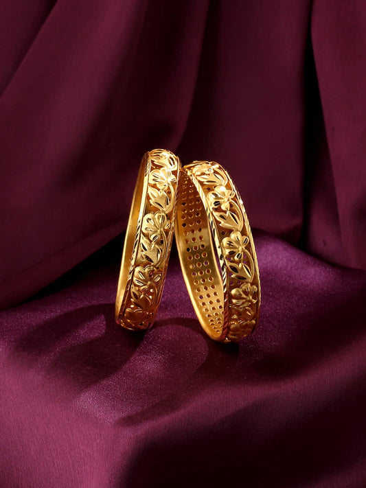 set-of-2-gold-plated-flower-shaped-bangles-viraasi