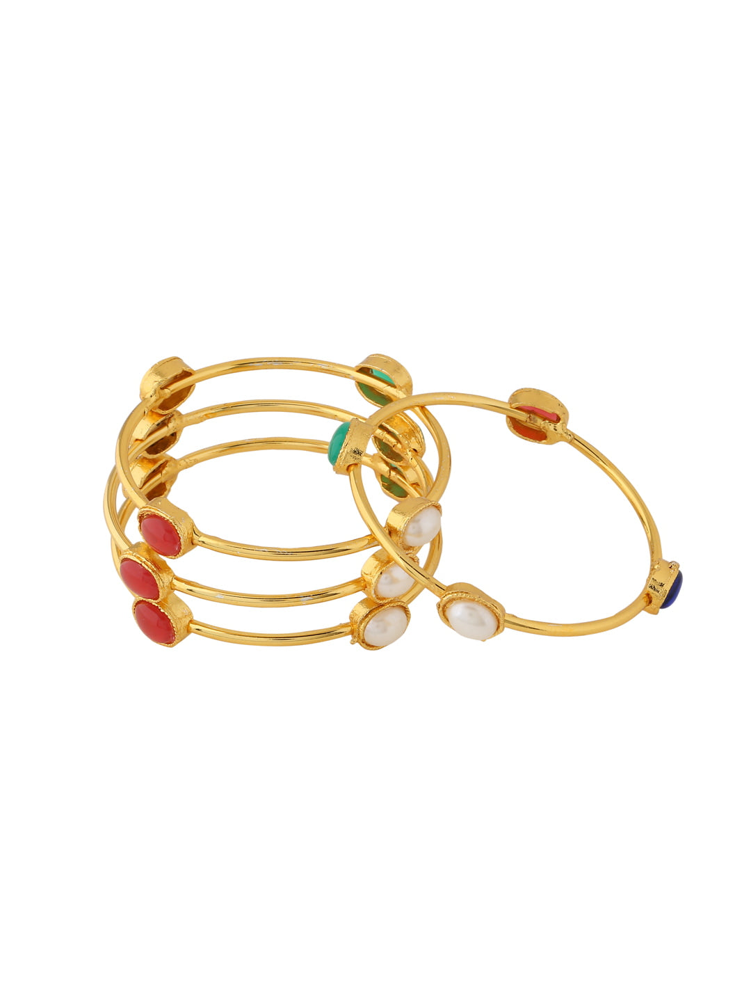 colorful-stone-gold-plated-4-bangles-set-viraasi