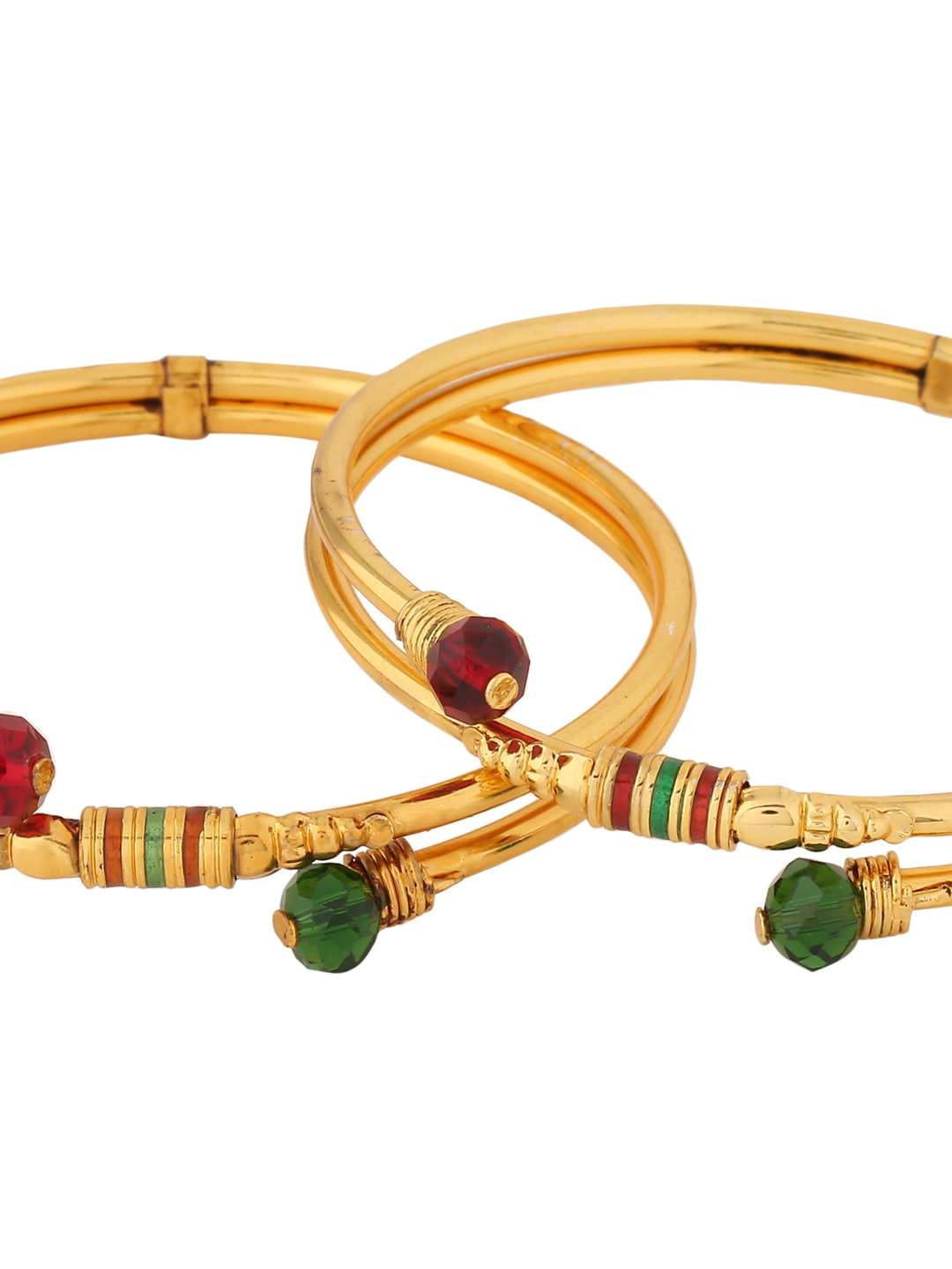 antique-design-red-and-green-stone-kada-bangles-viraasi