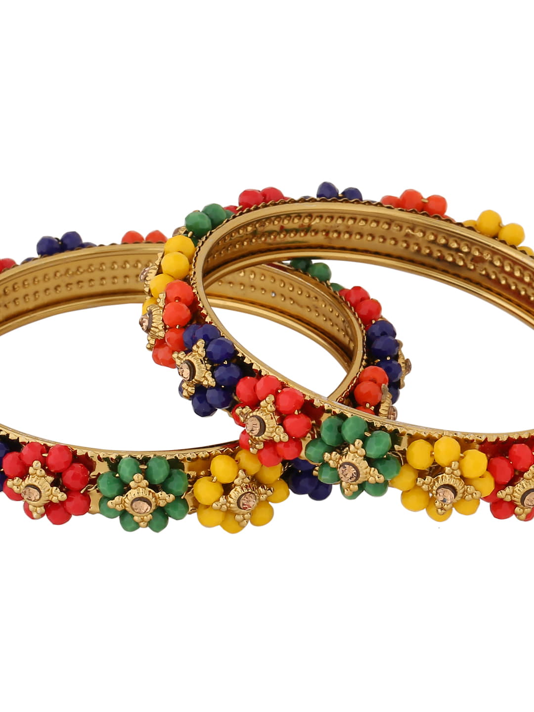 colorful-floral-shape-gold-plated-bangles-set-of-2