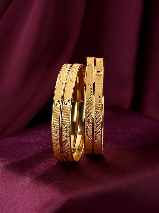 Set of 4 Gold Plated Bangles