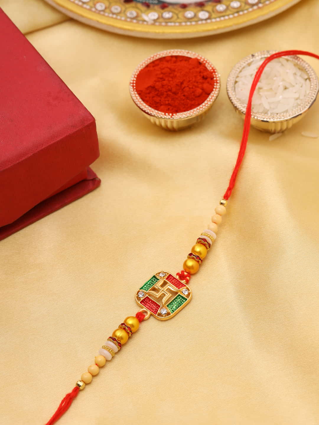 Swastika Rakhi for Brother-Viraasi