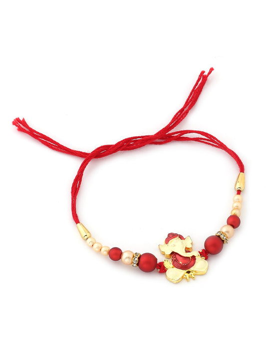 Lord Ganesha Thread Rakhi for Brother