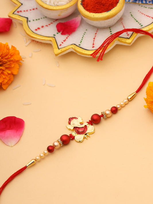 Lord Ganesha Thread Rakhi for Brother