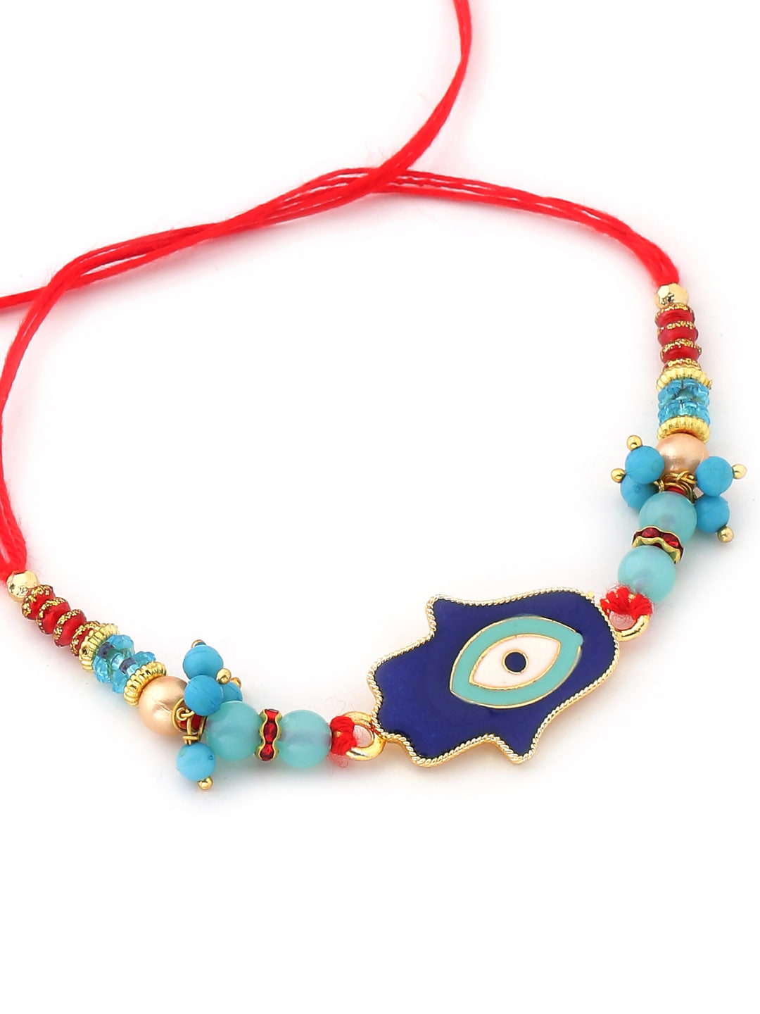 Milti-color Evil Eye Rakhi for Brother-Viraasi