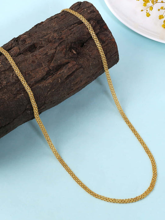 Gold Plated Multi Chain For Men