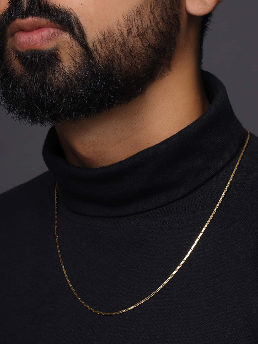 Unique Design Gold Plated Link Chain For Men