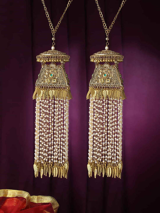 Gold Plated Bridal Kaleera for Weddings