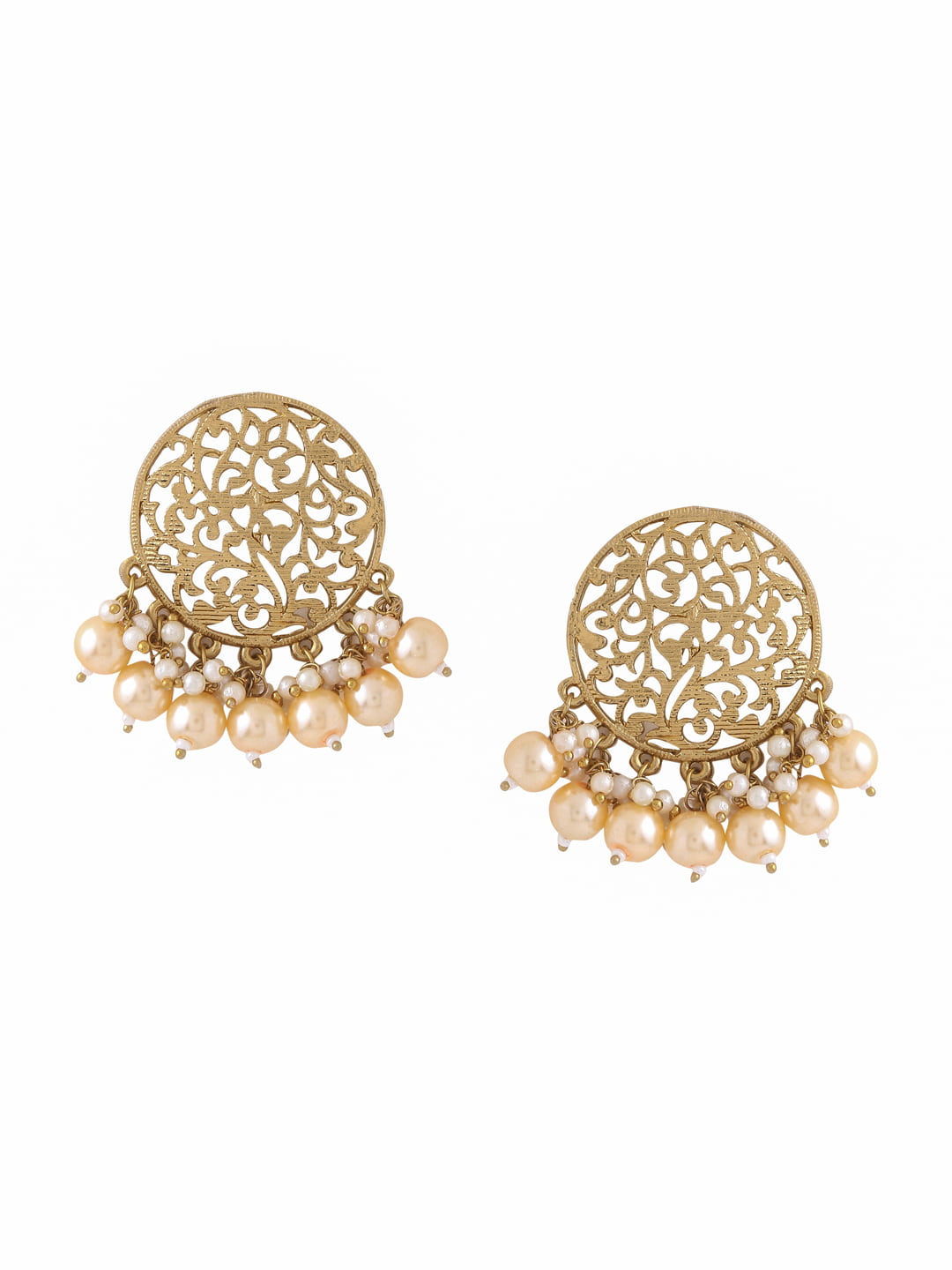 antique-gold-plated-pearl-studded-earring-viraasi