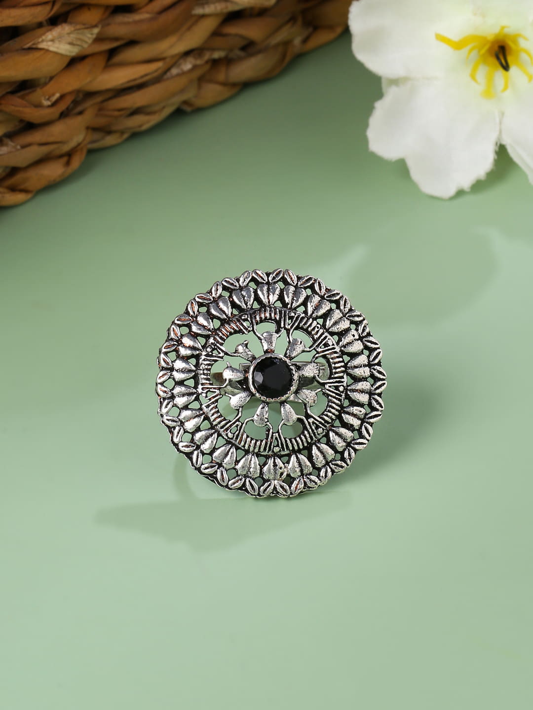 black-stone-studded-silver-oxidised-ring-viraasi