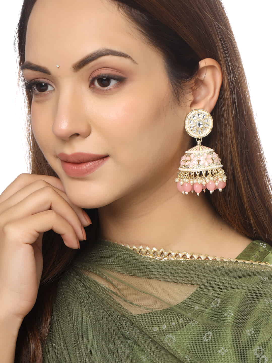 floral-shape-kundan-studded-jhumka-earrings-viraasi