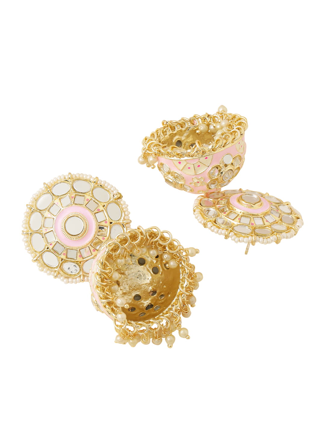 light-pink-enameled-mirror-earrings-viraasi