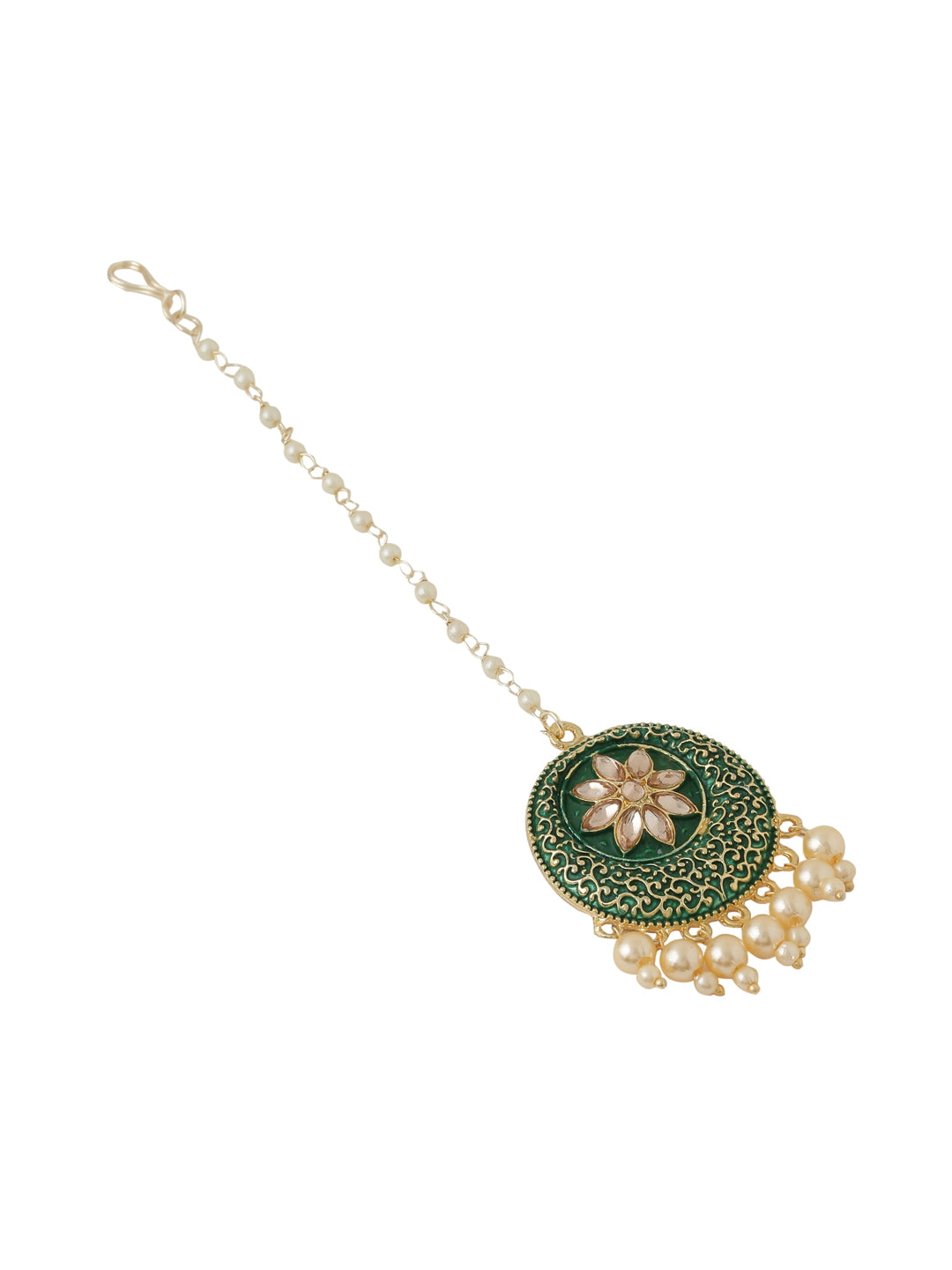 green-enameled-choker-necklace-set-with-maang-tikka-viraasi