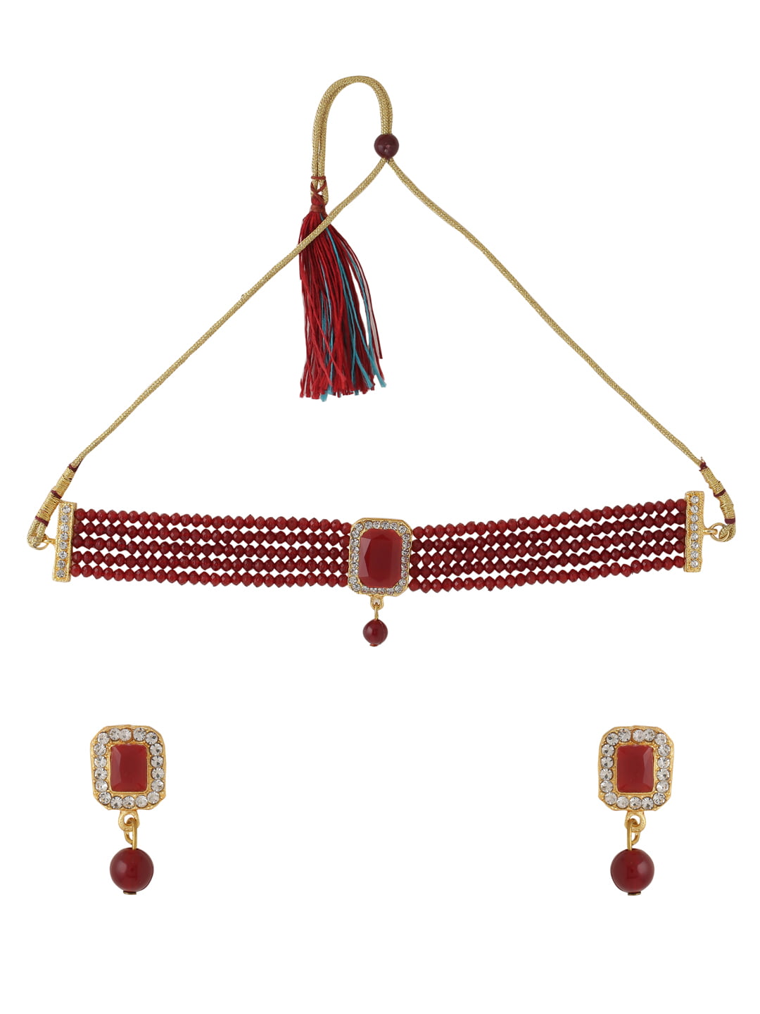 red-beads-studded-choker-necklace-set-viraasi