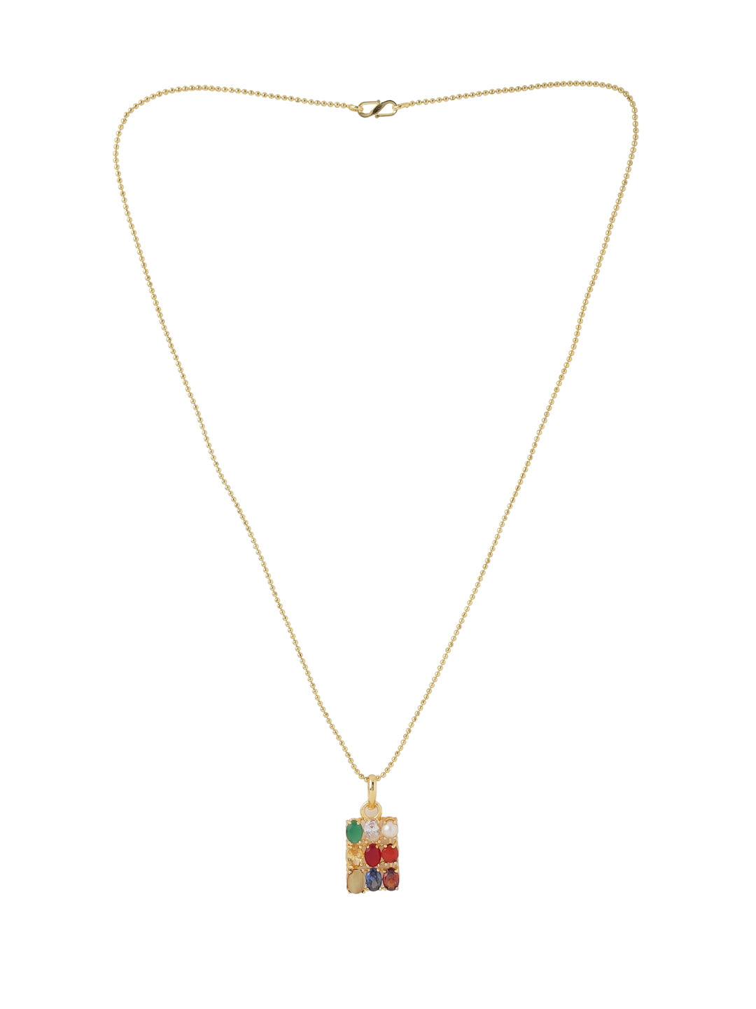 gold-plated-navratan-pendant-&-chain-for-men-viraasi