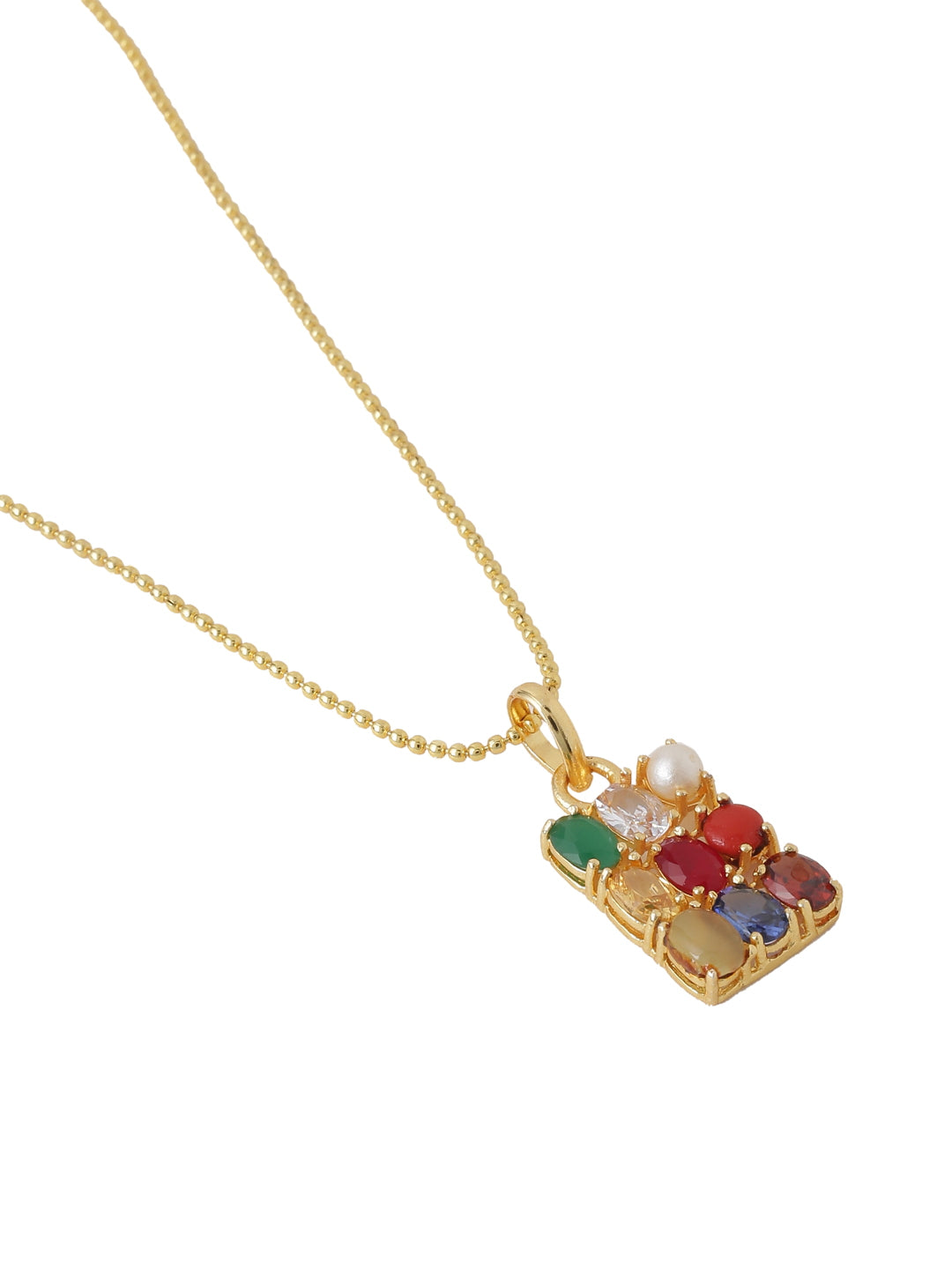 gold-plated-navratan-pendant-&-chain-for-men-viraasi