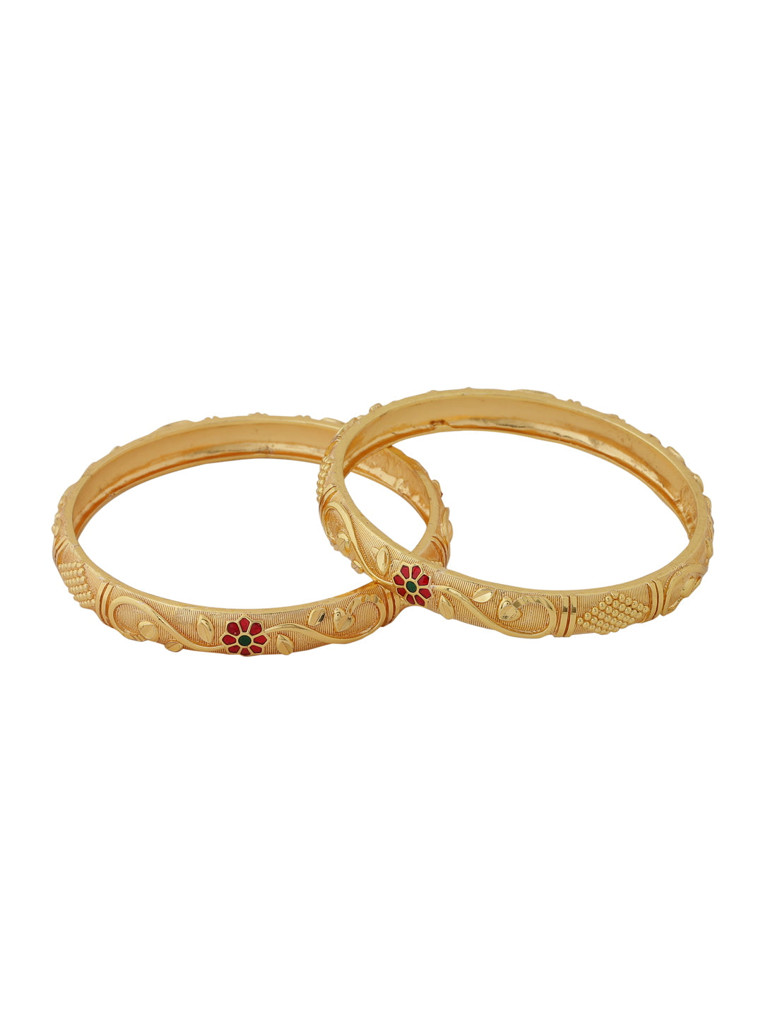 gold-plated-pink-stone-studded-bangle-set-of-2-viraasi