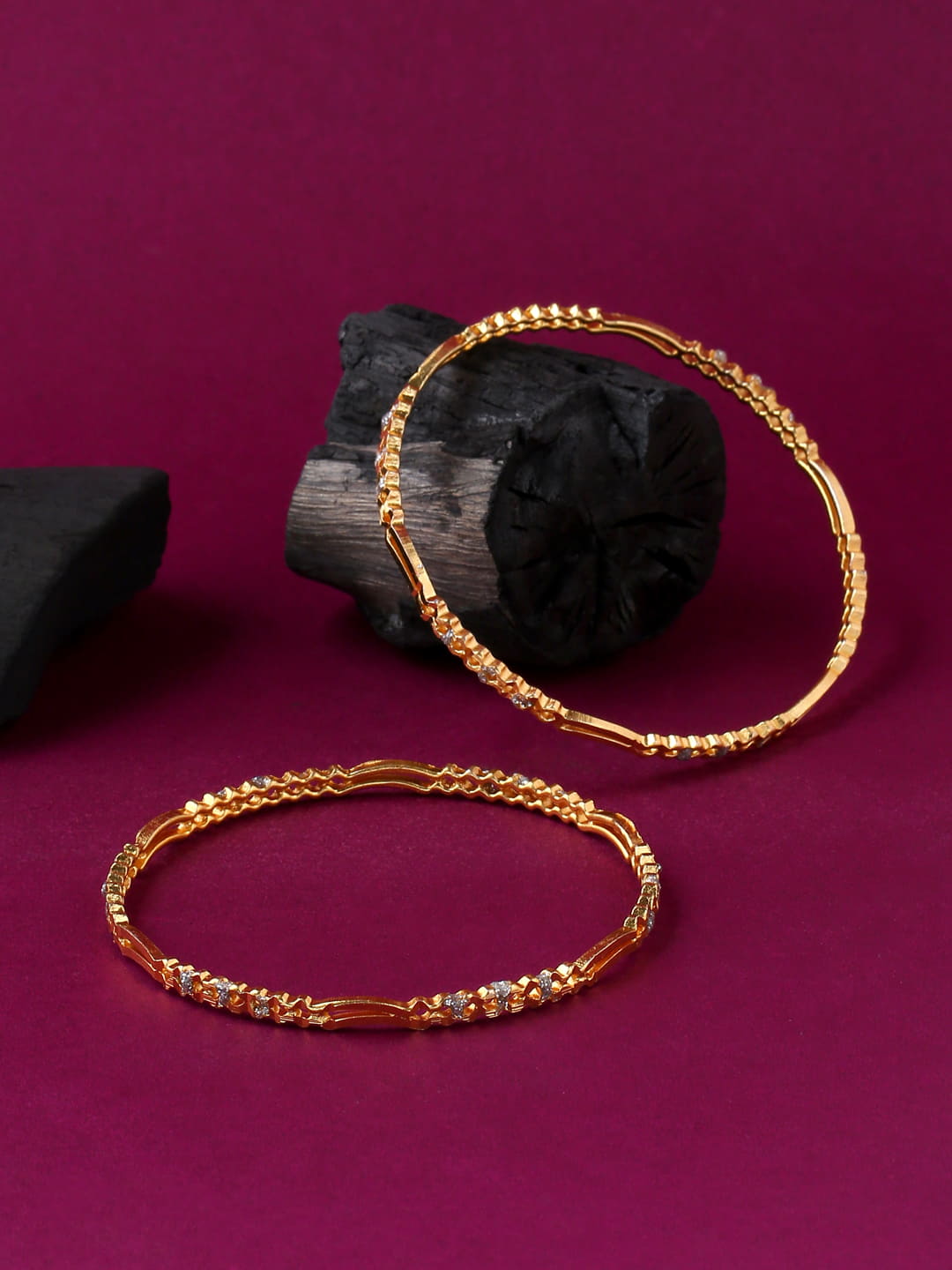 gold-plated-diamond-studded-antique-bangles-set-of-2-viraasi