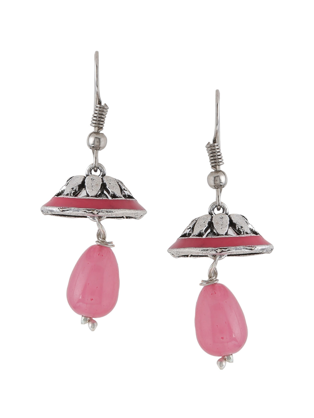 small-oxidised-jhumki-earrings-with-pink-pearl-viraasi