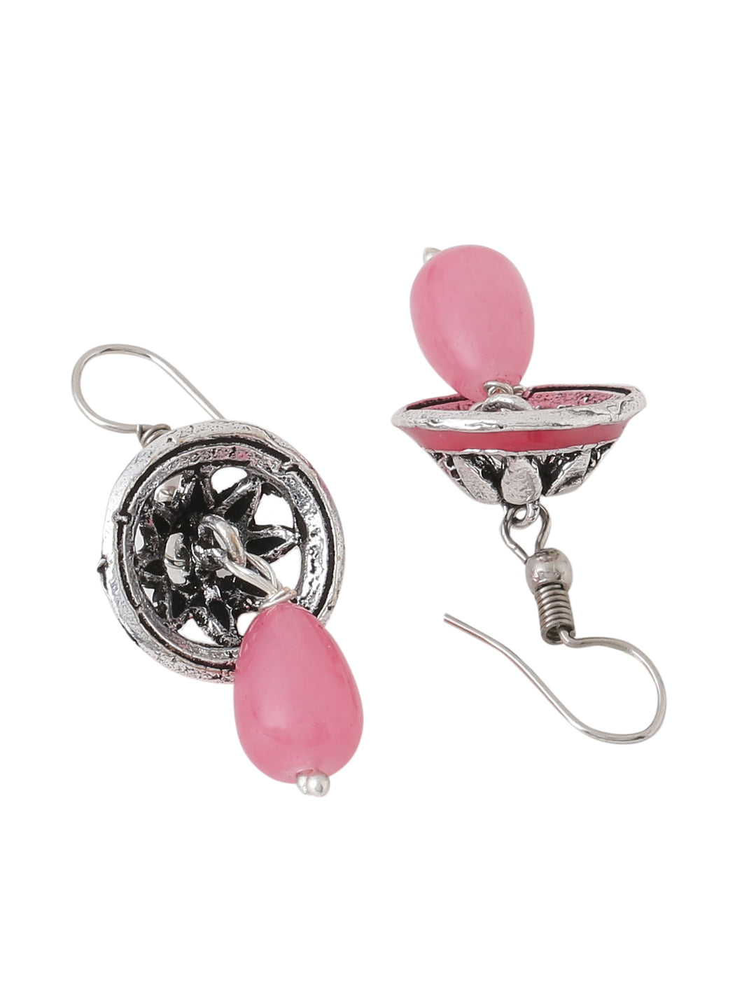 small-oxidised-jhumki-earrings-with-pink-pearl-viraasi