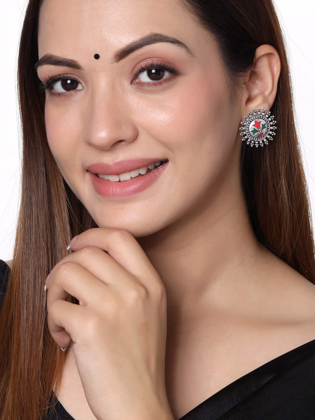 oxidised-enamel-stud-earrings-viraasi