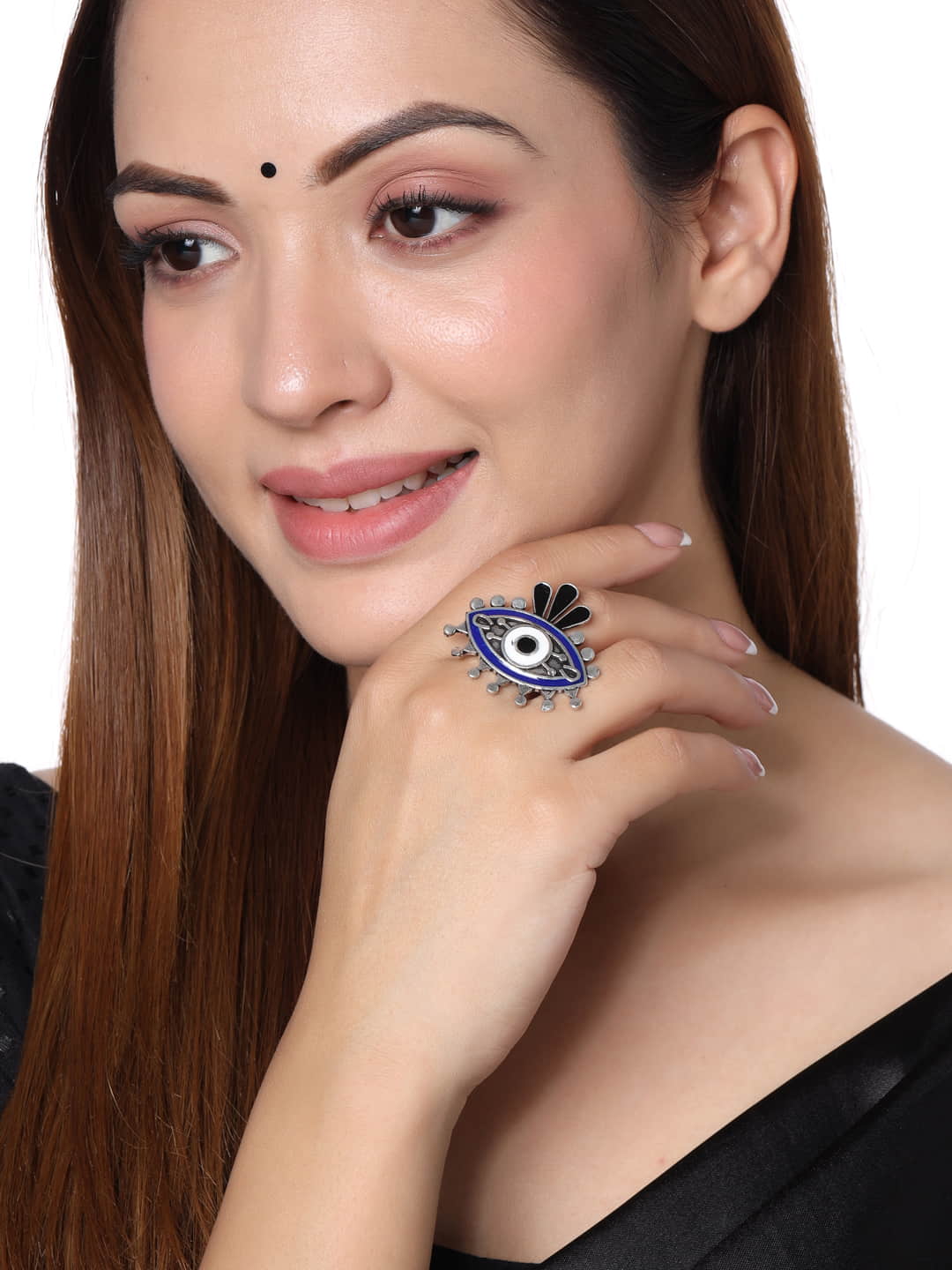 oxidised-evil-eye-ring-adjustable-viraasi