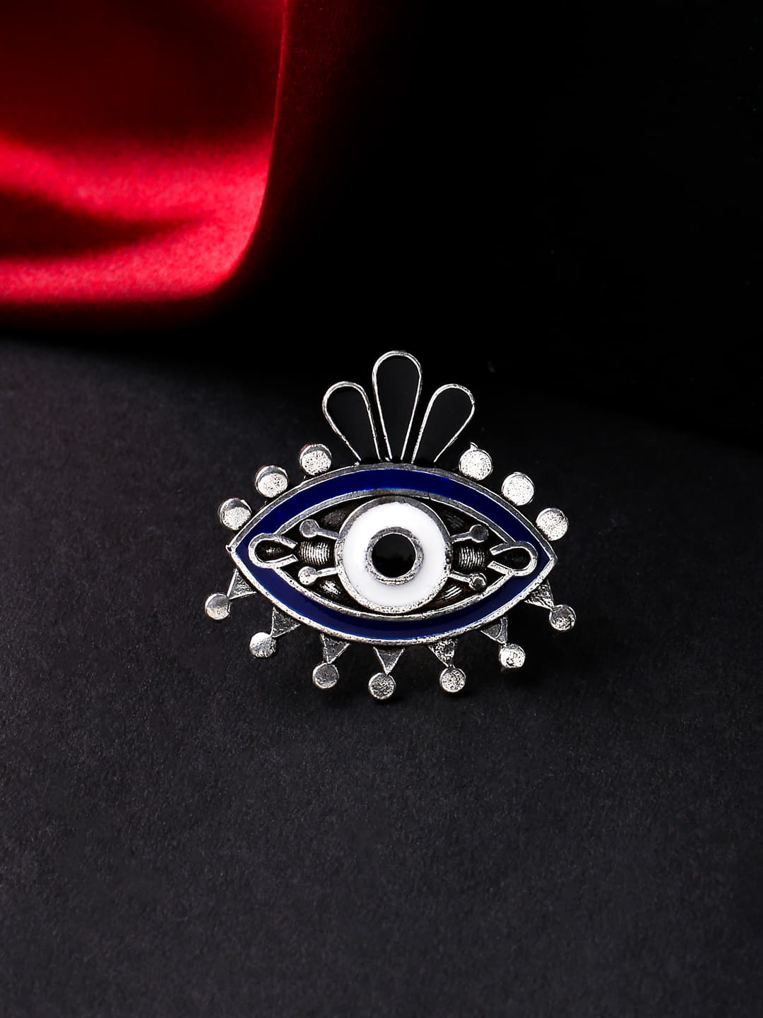 oxidised-evil-eye-ring-adjustable-viraasi