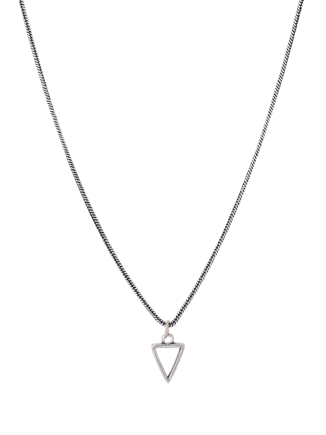 triangle-silver-necklace-for-men-viraasi