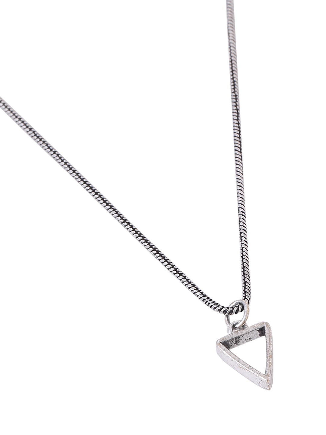 triangle-silver-necklace-for-men-viraasi