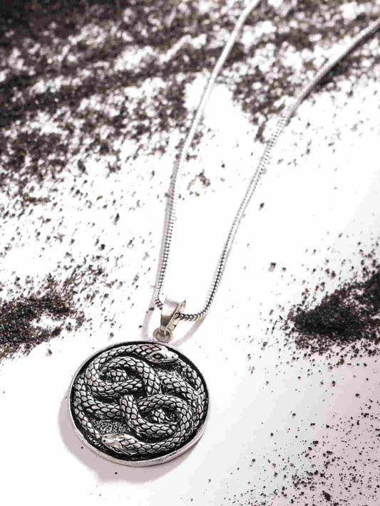 Snake Charm Pendant For Men