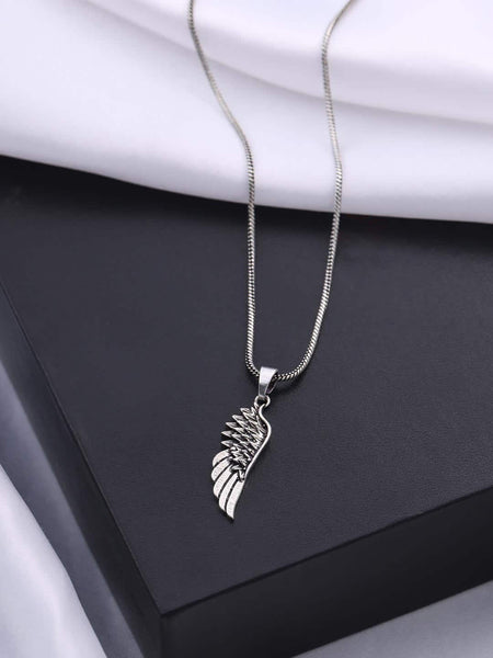 Angel wing sales mens necklace